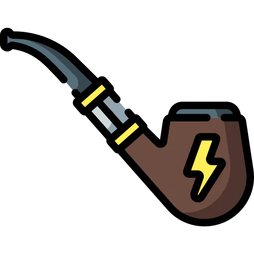 Electronic pipe icon