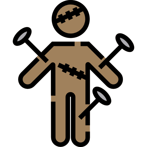 Voodoo doll icon