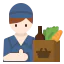 Groceries store icon 64x64