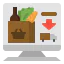 Online shop icon 64x64