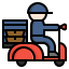 Food delivery icon 64x64