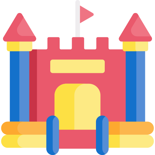 Inflatable castle icon