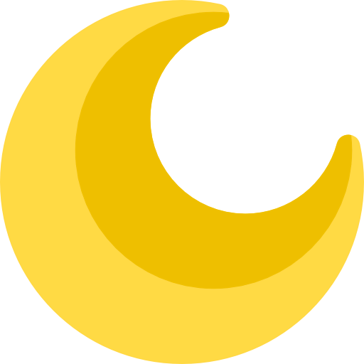 Half moon icon