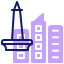 Monas tower icon 64x64