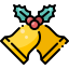 Christmas bell icon 64x64