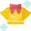 Christmas bell icon 64x64