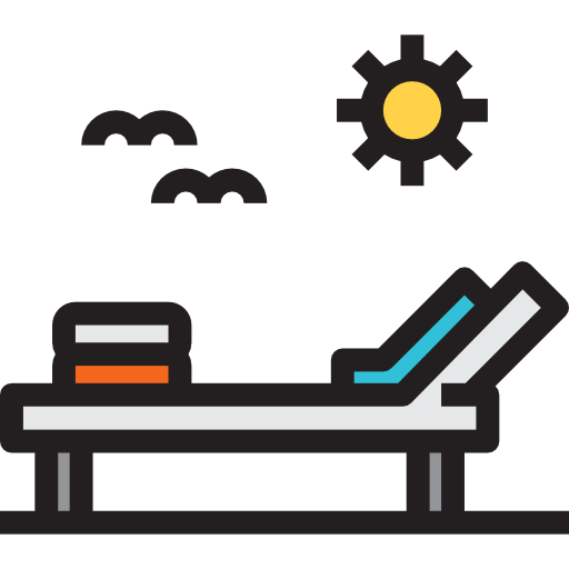 Sun bath icon