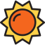 Sun icon 64x64