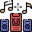 Music speaker icon 64x64