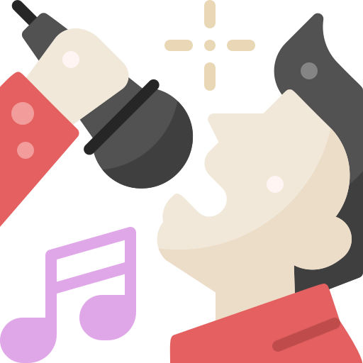Singing icon
