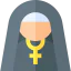 Nun icon 64x64