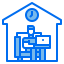 Working at home icon 64x64