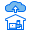 Working at home icon 64x64