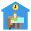 Working at home icon 64x64