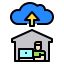 Working at home icon 64x64