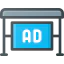 Bus stop icon 64x64