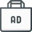 Shopping bag icon 64x64