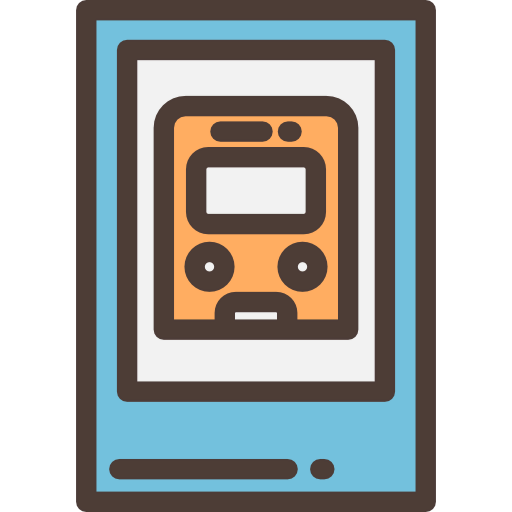 Bus stop icon