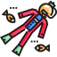 Scuba diving icon 64x64