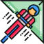 Hang gliding アイコン 64x64