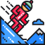 Skiing icon 64x64