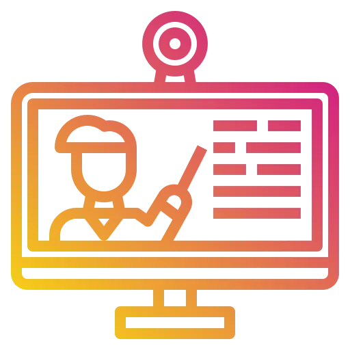 Online learning icon