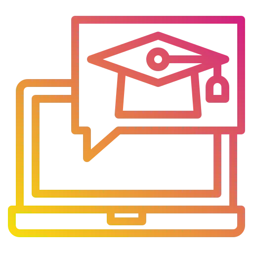 Online learning icon