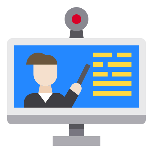 Online learning icon