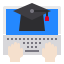 Graduation hat icon 64x64