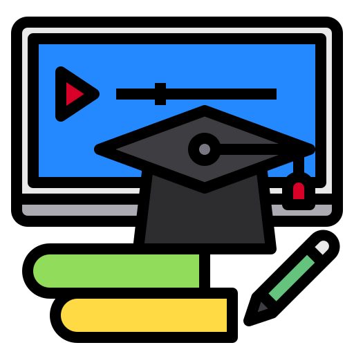 Online learning icon