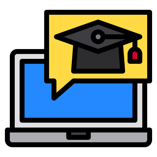 Online learning icon