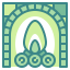 Fireplace icon 64x64
