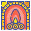 Fireplace icon 64x64