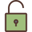Open lock icon 64x64