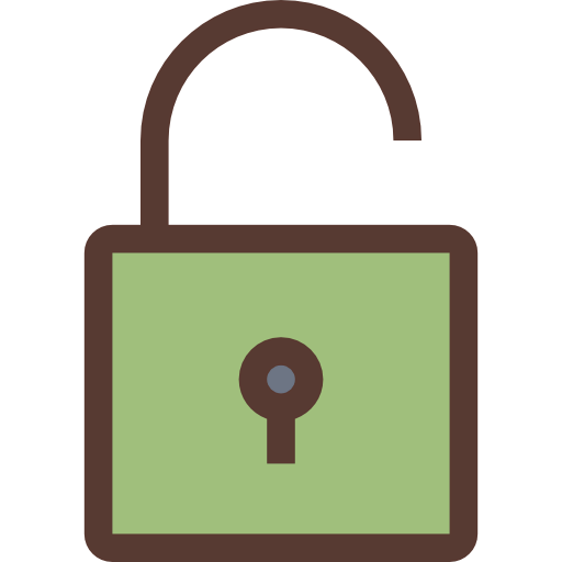 Open lock icon