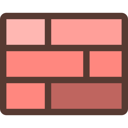 Brick wall icon