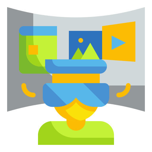 Virtual reality icon