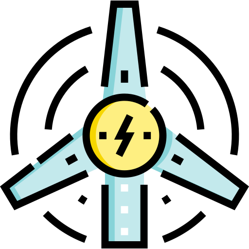 Wind power icon
