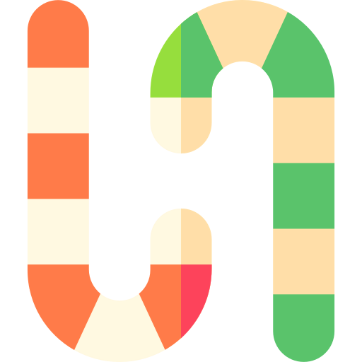 Candy cane icon