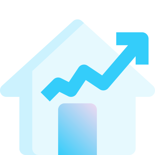 Line graph icon