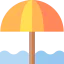 Beach umbrella іконка 64x64