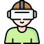 Virtual reality icon 64x64