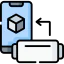 Vr glasses icon 64x64