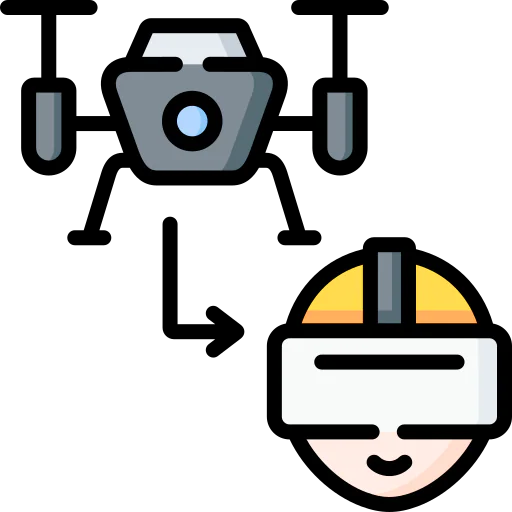 Smart drone icon