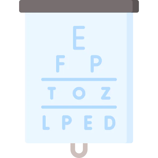 Eye test icon