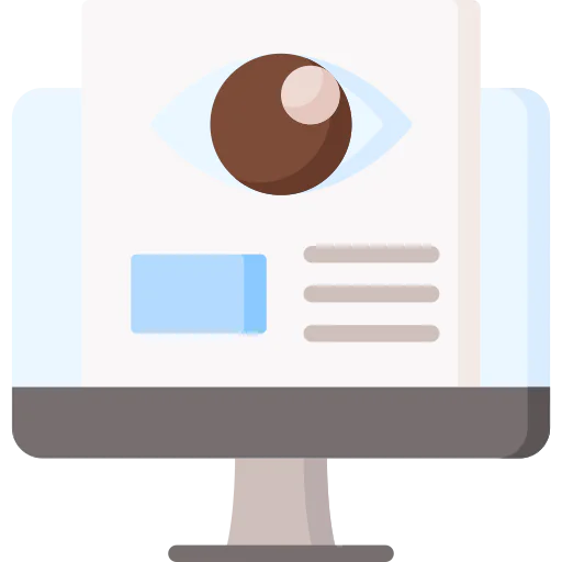 Eye test icon