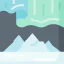 Aurora borealis icon 64x64
