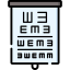 Snellen chart icon 64x64