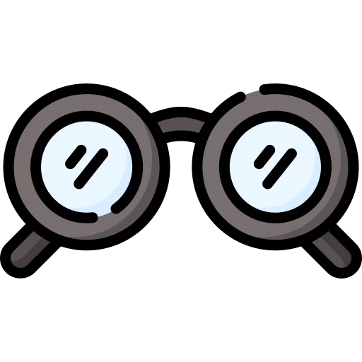 Testing glasses icon
