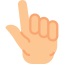 Pointing up アイコン 64x64